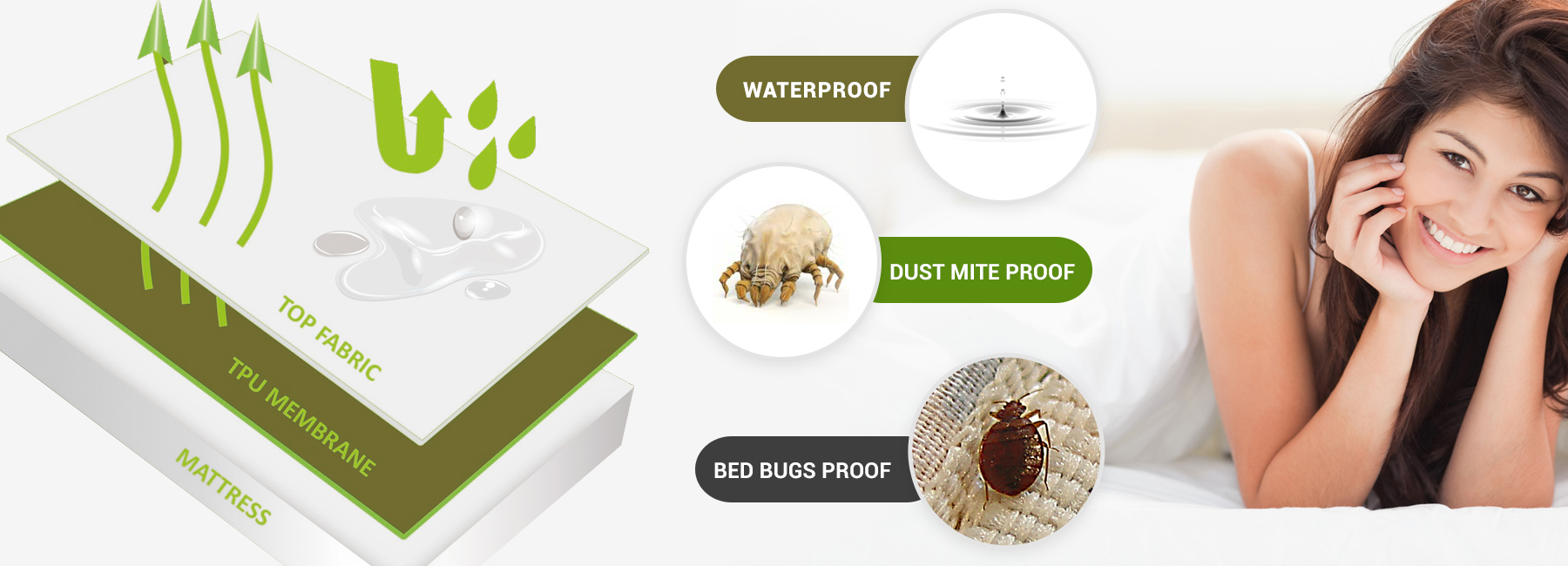 GAB Mattress Protector - Dust Mite Proof